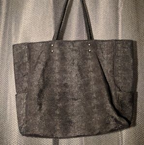 Stuart Weitzman Black Textured Purse